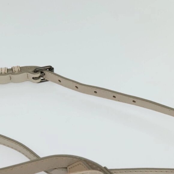 BURBERRY Nova Check Shoulder Bag PVC Khaki Auth BA711 - Picture 9 of 16